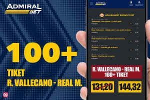 AdmiralBet 100+ tiket - Mali derbi Madrida prilika za sjajnu zaradu!